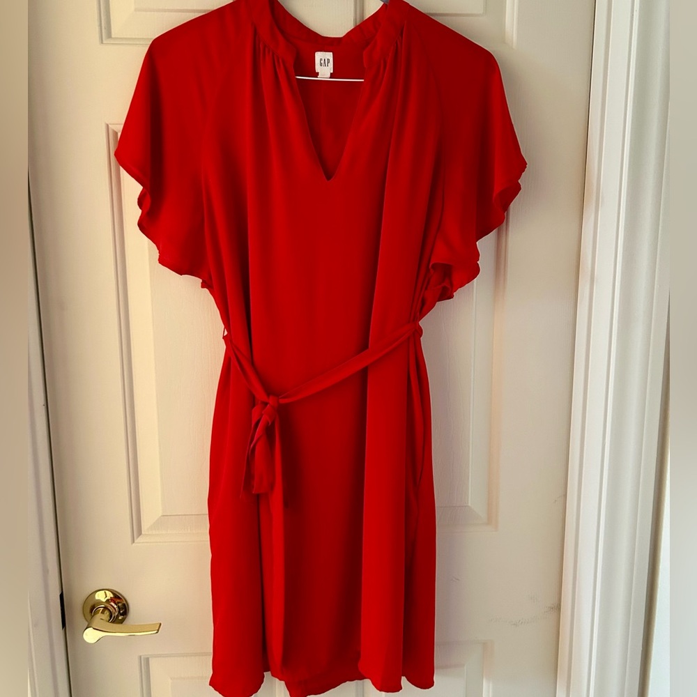 GAP women’s red dress- size M